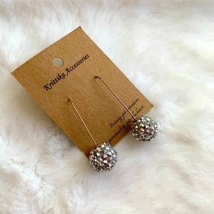 Sparkly 2 sides earring